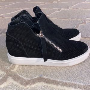Steve Madden ankle wedge sneakers